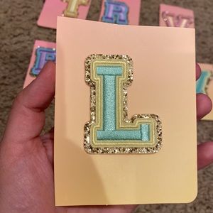 New & Unused Stoney Clover Lane x Target stitched ‘L’ Patch